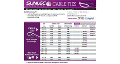 Desktop Screenshot of cableties.com.au